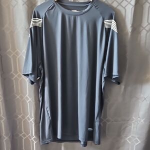 Men's Short Sleeve Navy Shirt Size 3XL